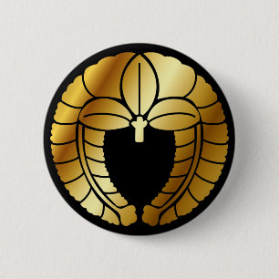 Bóton Redondo 5.08cm Símbolo japonês da crista da família (KAMON)