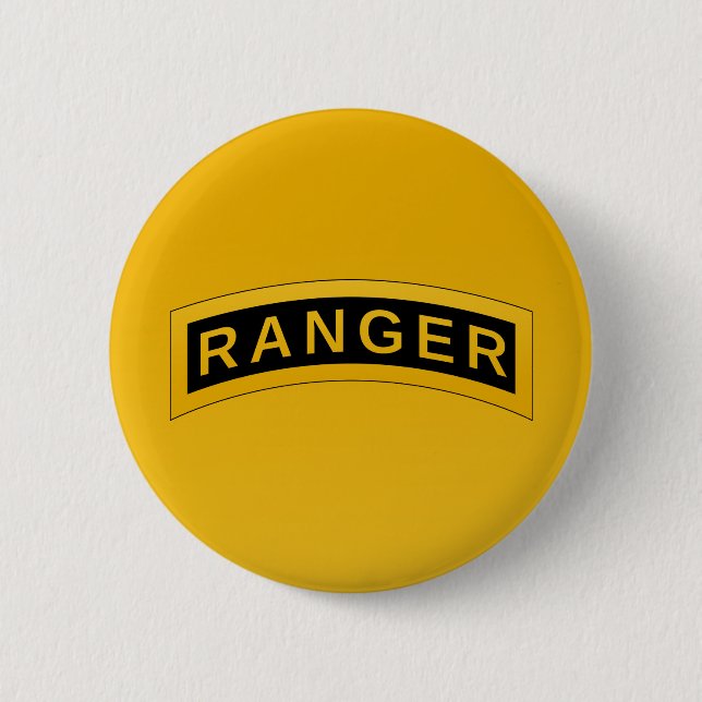 Bóton Redondo 5.08cm Símbolo Militar do Exército RANGER (Frente)