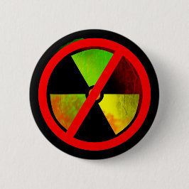Bóton Redondo 5.08cm Símbolo N-Nukes Radioativo