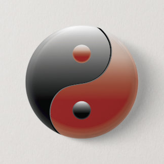 Bóton Redondo 5.08cm Símbolo Yin Yang - Símbolo Yin Yang