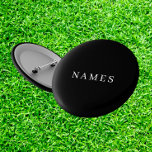 Bóton Redondo 5.08cm Simples Preto Personalizado Adicionar Seu Nome Ele<br><div class="desc">Simples Preto Personalizado Adicione Seu Nome Design Elegante para Qualquer Um.</div>