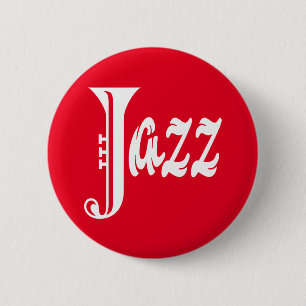 Bóton Redondo 5.08cm Sinal de jazz