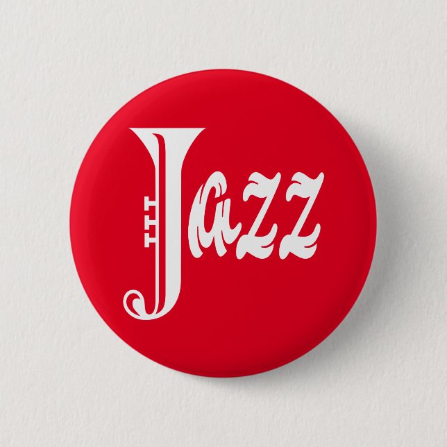 Bóton Redondo 5.08cm Sinal de jazz (Frente)