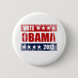 Bóton Redondo 5.08cm SINAL Vintage.png de OBAMA 2012 do VOTO