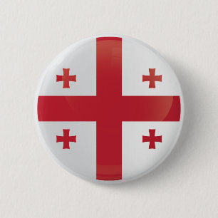 Bóton Redondo 5.08cm Sinalizador de Ícone de Ronda da Geórgia