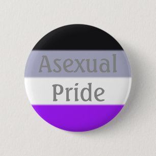 Bóton Redondo 5.08cm Sinalizador de Preenchimento do Orgulho Asexual (T