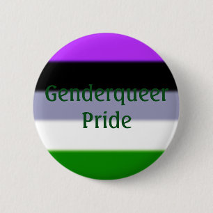 Bóton Redondo 5.08cm Sinalizador de Prioridade do Genderqueer de Falha