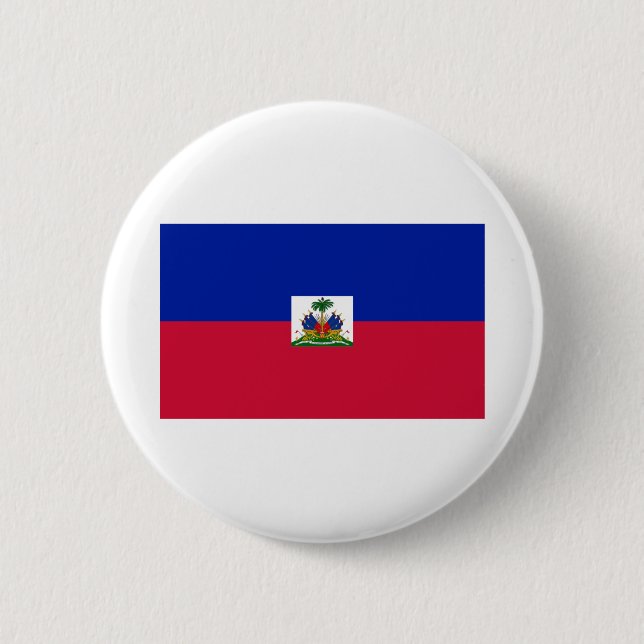 Bóton Redondo 5.08cm Sinalizador do Haiti (Frente)
