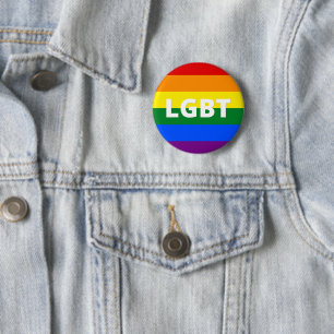 Bóton Redondo 5.08cm Sinalizador do Orgulho LGBT