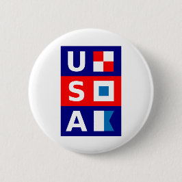 Bóton Redondo 5.08cm Sinalizadores de Navegação Marítima Azul Branco-Ve