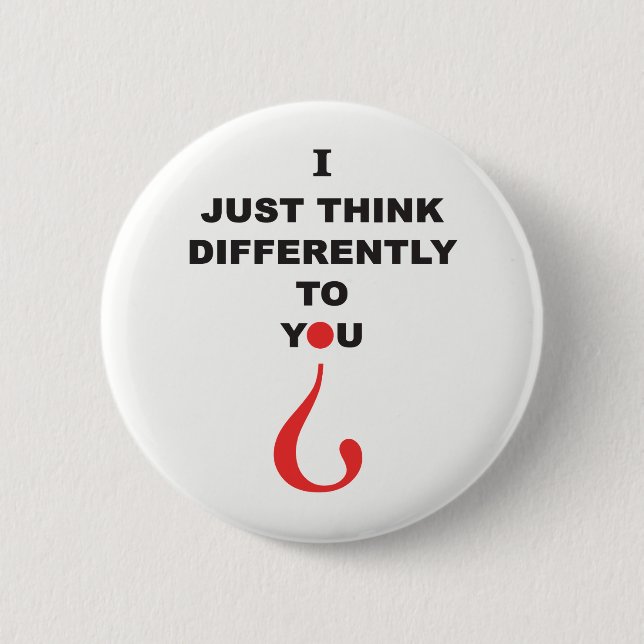 Bóton Redondo 5.08cm Síndrome de Asperger Consciência fora do Crachá (Frente)