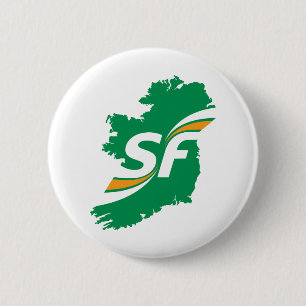 Bóton Redondo 5.08cm Sinn Fein abotoa-se