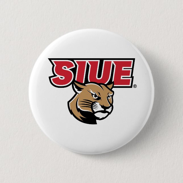Bóton Redondo 5.08cm SIUE Cougars (Frente)
