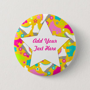 Bóton Redondo 5.08cm Skates retros