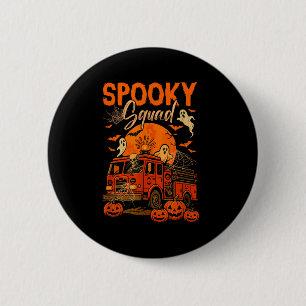 Bóton Redondo 5.08cm Skeleton do Cholly Halloween Dirigindo Firecaminhã