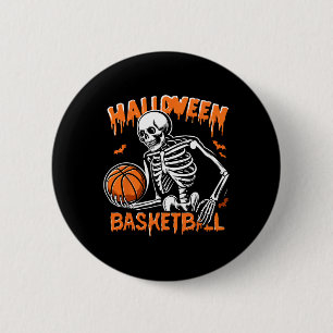 Bóton Redondo 5.08cm Skeleton Halloween Trick Ou Tratar