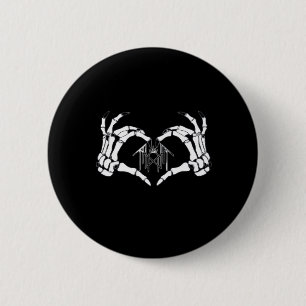 Bóton Redondo 5.08cm Skeletons Token Heart Mands