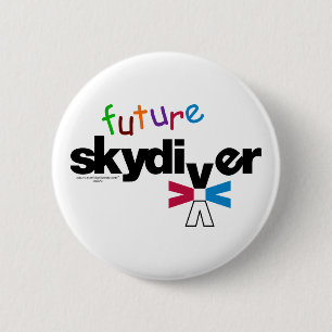 Bóton Redondo 5.08cm Skydiver futuro