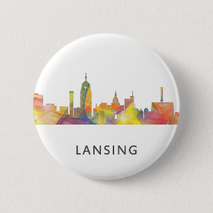 BÓTON REDONDO 5.08CM SKYLINE WB1 DE LANSING, MICHIGAN -