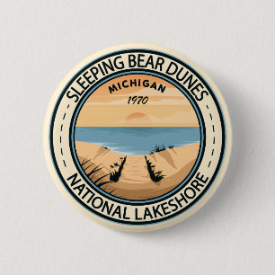 Bóton Redondo 5.08cm Slear Bear Dunes National Lakeshore Michigan