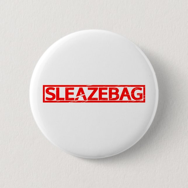 Bóton Redondo 5.08cm Sleazebag Stamp (Frente)