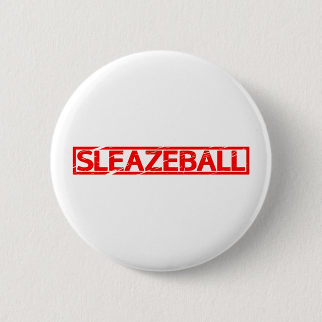 Bóton Redondo 5.08cm Sleazeball Stamp (Frente)