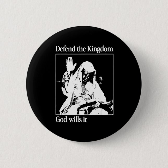 Bóton Redondo 5.08cm Sliver Mask King Baldwin Iv Meme The Leper King Wa (Frente)