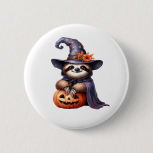Bóton Redondo 5.08cm Sloth Halloween Pirate Kids Mulheres Homens Slodl