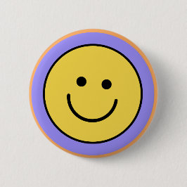 Bóton Redondo 5.08cm Smiley face button