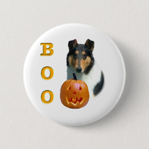 Bóton Redondo 5.08cm Smooth Collie Boo - Botão