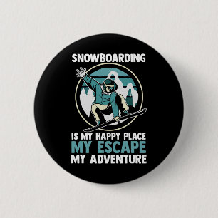 Bóton Redondo 5.08cm Snowboarder 2