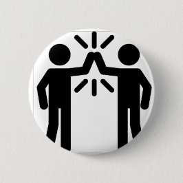 BÓTON REDONDO 5.08CM SNŐWFLAKE MAKER - CRACHÁ DE REPRODUÇÃO