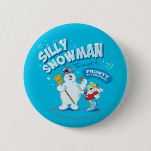 Bóton Redondo 5.08cm Snowman™ congelado   "Bobo Snowman"