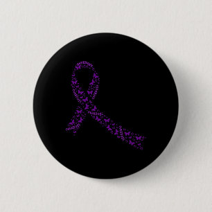 Bóton Redondo 5.08cm Sobredosagem Sensibilização Fita Roxo Vício Roxo