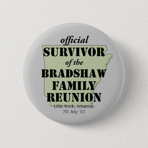 Bóton Redondo 5.08cm Sobrevivência Oficial da Reunião Familiar (verde)