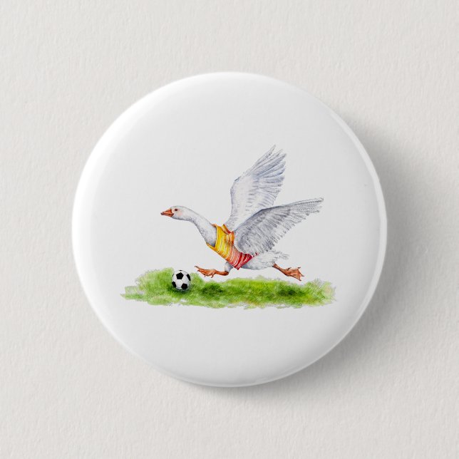 Bóton Redondo 5.08cm Soccer Goose (Frente)