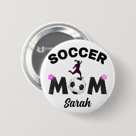 Bóton Redondo 5.08cm Soccer Mãe