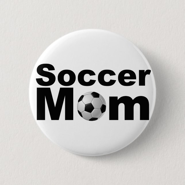 Bóton Redondo 5.08cm Soccer Mãe (Frente)