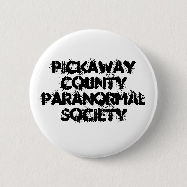 Bóton Redondo 5.08cm Sociedade Paranormal de Pickaway County (Frente)