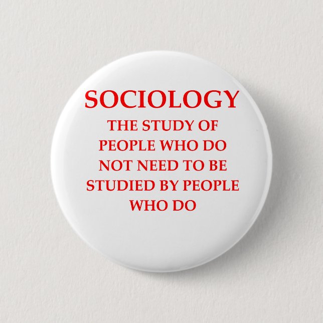Bóton Redondo 5.08cm Sociologia (Frente)