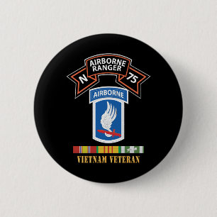 Bóton Redondo 5.08cm SOF - N Company Scroll - 173rd Airborne Bde - Viet