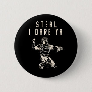 Bóton Redondo 5.08cm Sofball Catcher Crianças Engraçadas Humor Jogador