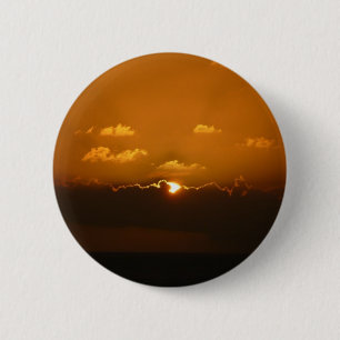 Bóton Redondo 5.08cm Sol Por Trás Das Nuvens I Via Laranja