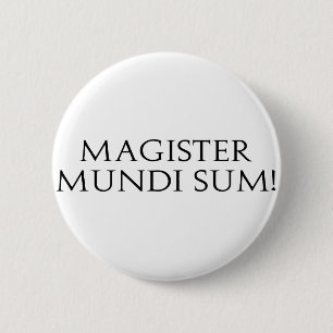 Bóton Redondo 5.08cm Soma de Magister Mundi! Botão