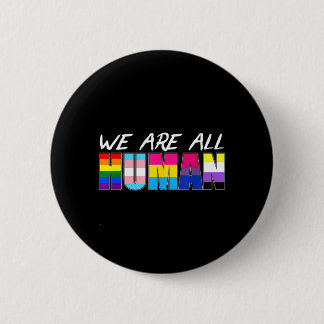 Bóton Redondo 5.08cm Somos Todos Humanos Lgbt