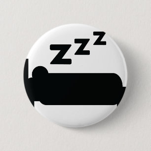 Bóton Redondo 5.08cm sono do zzz do sleepyhead