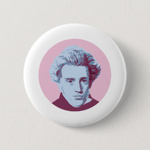 Bóton Redondo 5.08cm Soren Kierkegaard