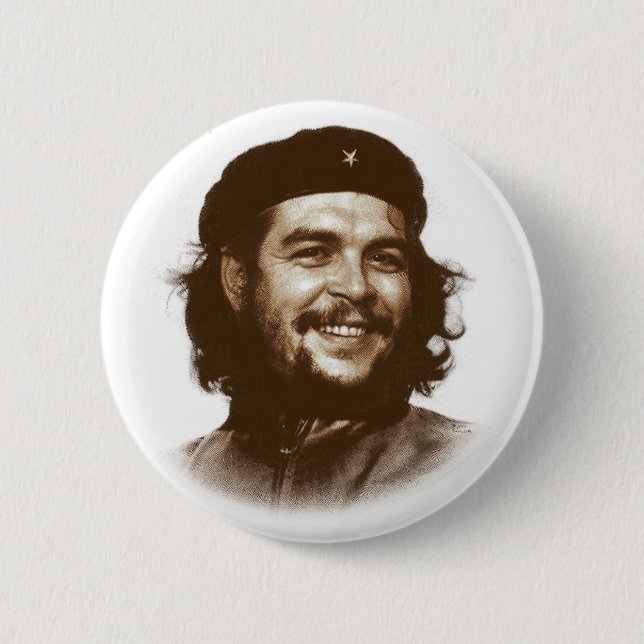 Bóton Redondo 5.08cm Sorriso de Ernesto Che Guevara (Frente)