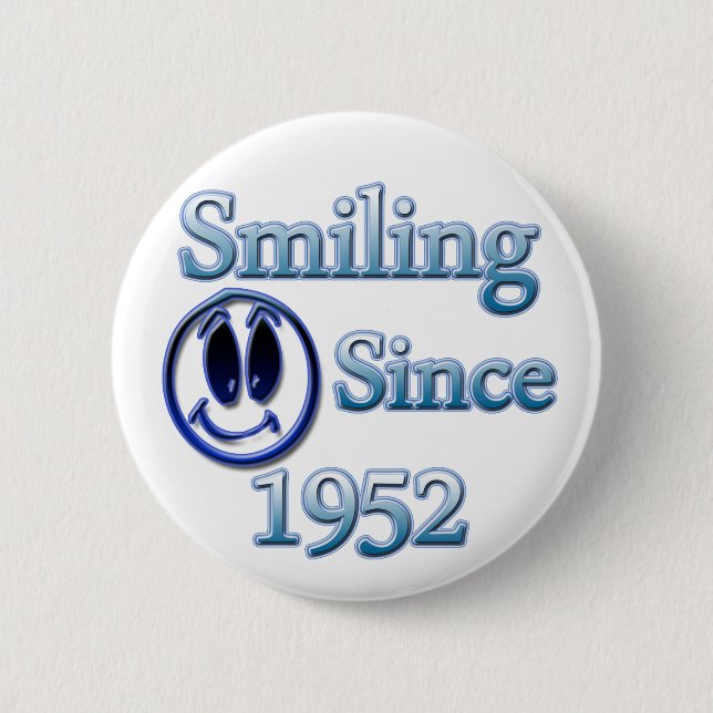 Bóton Redondo 5.08cm Sorriso desde 1952 (Frente)