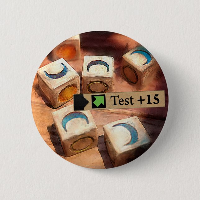 Bóton Redondo 5.08cm Sorte (Frente)